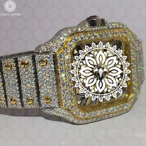 Montre de Luxe Charm Jewells en Acier Inoxydable 39mm, Mouvement Mécanique Analogique, Verre Saphir, Unisexe, Tendance, Étanchéité 10 ATM - Product Image 4