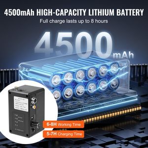 Cámara de Inspección de Tuberías de Alcantarillado, Autonivelante, de 165 Pies/50 m, con Pantalla HD de 9 Pulgadas y 1080P, Zoom de 36X, Resistente al Agua IP68, Categoría Analógica - Product Image 6