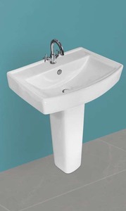 WASH <b>BASIN</b> WITH PADESTAL 820X420X585mm SIZE DIFFERENT SIZE - Product Image 2