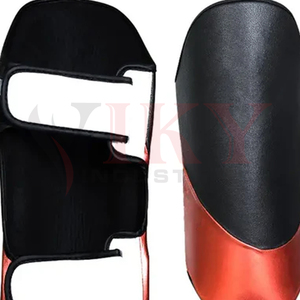 Nouvel Arrivage Durable OEM ODM Logo Personnalisé Protège-tibias MMA avec Protection du Voûte Plantaire, Protège-jambes Muay Thai, Équipement de Kickboxing - Product Image 5