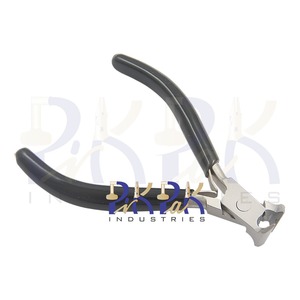 Coupeur d'extrémité de joint de recouvrement/coupeur supérieur taille 115mm extrémités plates avec des poignées de ressort et de PVC fabrication de bijoux bricolage artisanat pince coupante de fil - Product Image 6