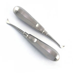 Ensemble d'instruments endodontiques en acier inoxydable, 2 élévateurs manuels pour canules radiculaires, instruments de chirurgie buccale certifiés ISO 13485 pour usage hospitalier - Product Image 4