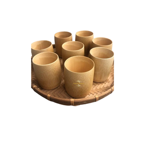 Taza de Bambú Premium, Taza de Madera Natural para Beber, Taza Reutilizable Ecológica para Té, Café y Jugo - Product Image 2