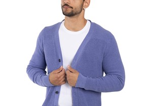 <b>Men</b> Cable Knit Crew Neck Sweater Long Sleeve Soft Textured Pullover Relaxed Fit Casual Autumn Winter Fashion Knitwear Wholesale - Product Image 4
