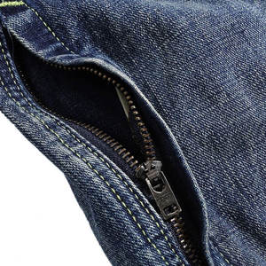 Vestes en jean de coton déchirées à manches longues, design décontracté et tendance, fermeture boutonnée, respirantes - Product Image 6