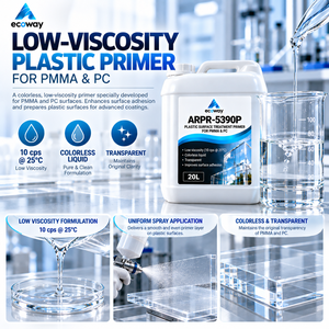 ECOWAY ARPR-5390P Apprêt transparent ultra-fin pour traitement de surface plastique, amélioration de l'adhérence et modification des surfaces - Product Image 6