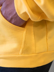 เสื้อฮู้ดผู้ชายขายดี ทรงโอเวอร์ไซส์ สีพื้น ผ้าฟลีซคอตตอน สวมใส่สบาย มีกระเป๋า เหมาะสำหรับใส่ในฤดูใบไม้ร่วง - Product Image 6