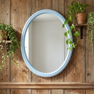 Miroir mural élégant bleu clair pour une décoration de chambre à coucher élégante - Product Image 2