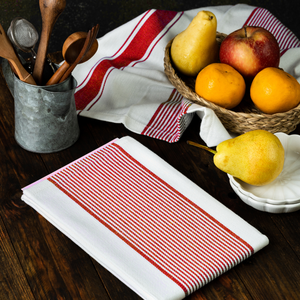 Serviettes de cuisine carrées en coton blanc gaufré, séchage rapide, lavables en machine, couleur unie, ensemble tissé - Product Image 6