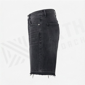 Shorts de Mezclilla para Mujer, Jeans de Moda Urbana con Apliques, Calidad Premium, Casuales, de Verano, para Exteriores, Ropa de Boutique Moderna - Product Image 3