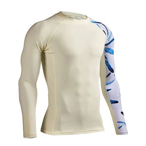 Rashguard à manches longues sublimé avec votre propre logo, Rashguard MMA, Rashguard BJJ et T-shirt de compression, Rashguard MMA pour hommes - Product Image 1