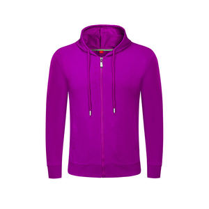 Mens Zipper Hoodies Cotton Fleece Full Zip <b>Sweatshirt</b> Adjustable Hood Soft Warm Casual Everyday Wear - Product Image 2