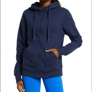 <b>Top</b> Selling Fabric Fashionable High Quality Women <b>Zipper</b> Hoodies Good Quality Latest Design All Color Fleece Women <b>Zipper</b> Hoodie - Product Image 4