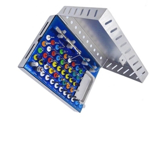 Plateau d'instruments d'implantologie, outils chirurgicaux pour implants dentaires, pour interventions buccales, kit d'implantologie dentaire chirurgical en acier inoxydable - Product Image 3