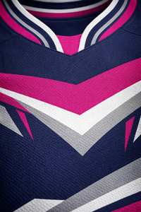 Jersey de Hockey sobre Hielo con Cuello en V para Hombre, Manga Tres Cuartos, Estampado Geométrico, Ropa Deportiva de Poliéster que Absorbe la Humedad - Product Image 4