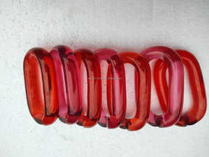 <b>Large</b> Contemporary Minimalist Resin <b>Wall</b> Shelf with Florals Pattern for Living Room Home <b>Decor</b> - Product Image 2