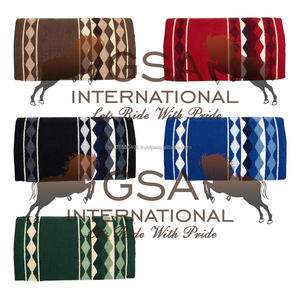 Manta para Silla de Montar Western 100% Lana de Nueva Zelanda para equitación y entrenamiento disponible en tamaño y color personalizables - Product Image 6