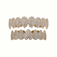 Grillz en Moissanite de Qualité Supérieure Personnalisés pour Hommes et Femmes, Bijoux Dentaires Hip Hop Iced Out Disponibles à la Vente