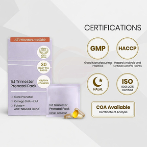 Paquete de vitaminas para el embarazo, suplemento para el cuidado prenatal, fabricante OEM ODM, venta al por mayor - Product Image 4