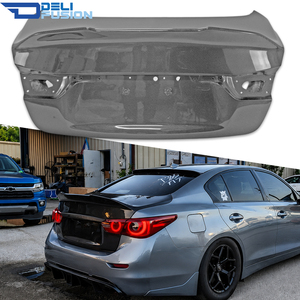 For 2013-2016 Infiniti Q50 V37 DLF Style Carbon Fiber Rear Trunk Boot Lid Spoiler Wing High Quality Car Body Kit Replacement - Product Image 1