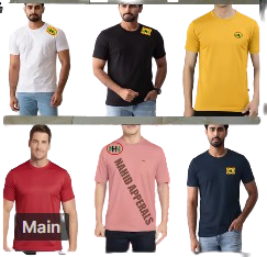 เสื้อยืดโอเวอร์ไซส์ผู้ชายผ้าฝ้าย 100% ระบายอากาศ แห้งเร็ว พิมพ์ลายปักโลโก้ตามสั่ง ขายส่ง ไซส์ใหญ่ - Product Image 1