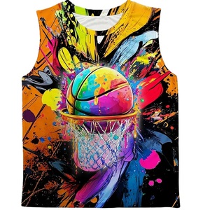 Tops Tanktops 100% cotton s/<b>j</b> 160 gsm solid color, colorful, digital print casual style printed casual supplier from Bangladesh. - Product Image 6