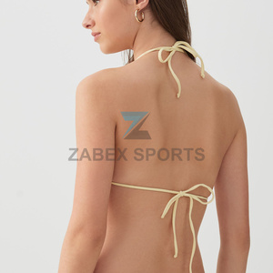 Conjunto de Bikini Personalizado con Marca Propia, Traje de Baño Moderno de Dos Piezas para Mujer, Conjunto de Bikini de Diseñador para la Playa - Product Image 4