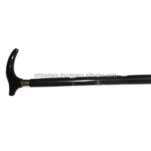 Canne de marche en corne de buffle - 100% naturelle, écologique, faite à la main, de haute qualité, longueur réglable, design moderne - Product Image 1