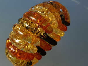 กำไลข้อมือแฟชั่นเรซินทุนงานฝีมือสำหรับผู้หญิงกำไลข้อมือสีแบรนด์จากงานฝีมือทำจากเรซินอินเดีย - Product Image 2