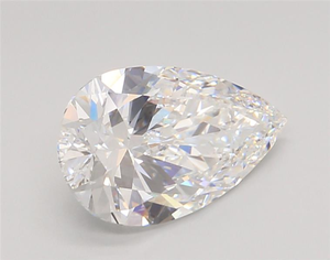 Diamante Cultivado en Laboratorio de 2.55 Quilates, Color Blanco D, Corte Pera Brillante, Claridad VVS2, para Joyería, Diamante CVD - Product Image 1