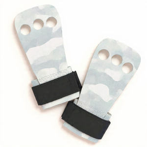 Agarraderas de Cuero con Diseño de Camuflaje para Gimnasia, Levantamiento de Pesas y Powerlifting, Antideslizantes y Suaves para Entrenamiento - Product Image 5