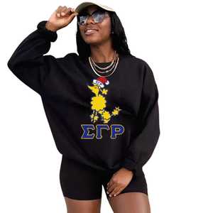 <b>Christmas</b> Crew Neck <b>Sweatshirt</b> Black <b>Women's</b> Holiday Pullover Fleece Top Long Sleeve Winter <b>Christmas</b> Apparel Casual Festive - Product Image 1