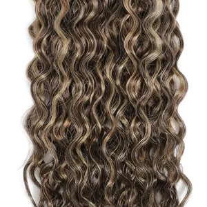 100% Remy Weft Curly Human Hair Natural Wave Softly Full Volume - Product Image 4