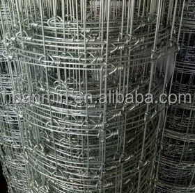 फिक्स्ड गाँठ बुना तार क्षेत्र बाड़ रोल बकरी हॉग बाड़ तार जाल जस्ती भेड़ मवेशी खेल तार फार्म बाड़ - Product Image 6