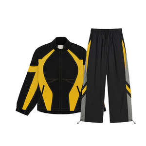 2026 Best Performance <b>men</b>’s windbreaker tracksuit <b>lightweight</b> zip <b>jacket</b> and pants breathable quick dry fabric for fitness - Product Image 2