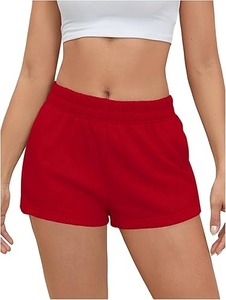 Shorts Deportivos Casuales de Verano para Mujer, con Logotipo Personalizado, Cintura Alta, Transpirables, con Bolsillos Delanteros y Traseros, Tallas Grandes - Product Image 5