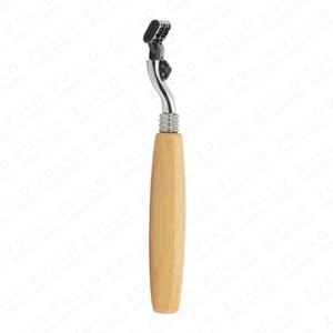 Rasoir de sécurité à double tranchant avec manche en bois naturel, outil de toilettage pour hommes, avec options de logo personnalisé OEM - Product Image 3