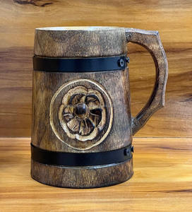 Mug à café en bois de qualité supérieure, fabriqué à la main en Inde, produit d'exportation de la meilleure qualité, proposé au prix le plus bas, livraison mondiale - Product Image 5