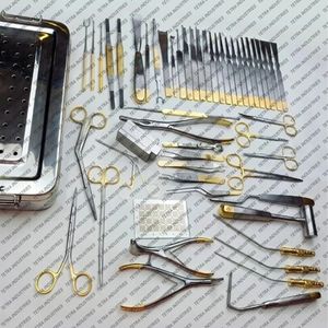 Ensemble avancé de 53 instruments manuels en acier inoxydable pour rhinoplastie et chirurgie plastique du nez, certifié CE - Product Image 3