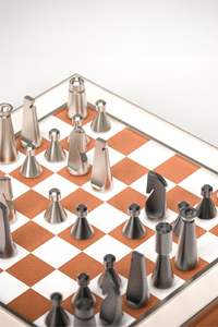 Esculturas de Ajedrez de Metal de Estilo Moderno, Piezas de Ajedrez de Alta Calidad, Venta al por Mayor, Producto de Moda para Juegos de Estrategia - Product Image 6