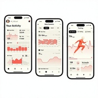 Android ve iOS için Özel Sağlık, Güzellik ve Fitness Mobil Uygulaması, Sağlık İzleme ve Kurumsal Linux Mekanizması ile