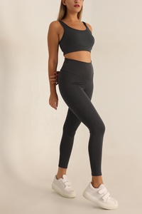 Leggings en polyester respirant sans couture pour femmes, style nouveau, avec design AND1, pour yoga, gym, sport, fitness - Product Image 3