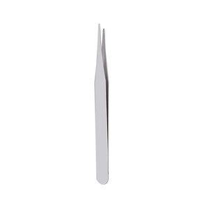 Pince à épiler en acier inoxydable à 90 degrés, fine, droite, à pointe fine, à maintien fort, pour extensions de cils personnalisées sous marque privée - Product Image 5