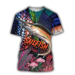 Chemises de pêche en eau douce à manches longues, séchage rapide, protection solaire UV, t-shirt pour la randonnée, la course à pied, la natation en plein air, UPF 50+ - Product Image 6