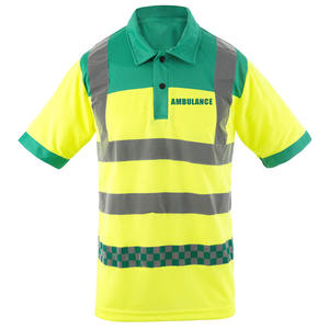 Ropa de Trabajo de Alta Visibilidad, Uniforme para Trabajadores de la Construcción, Camisetas Reflectantes de Algodón de Alta Visibilidad, Ropa de Seguridad de Poliéster, Ropa para Trabajadores de Limpieza Vial - Product Image 1