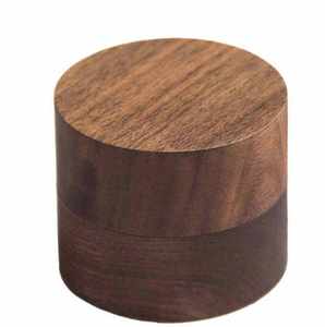 Caja Decorativa de Madera con Incrustaciones de Hueso Azul, Hecha a Mano, de Lujo, para Guardar Joyas, con Patrón Circular, en Oferta - Product Image 5