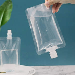 Pochettes souples personnalisées en papier kraft recyclé PCR, écologiques, avec bec verseur, pour liquides - Product Image 3