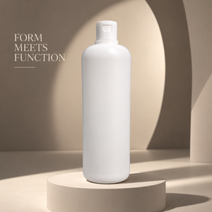Flacon de soin personnel haut de gamme |   Conteneur à couvercle rabattable en HDPE de 500 ml pour l'emballage de shampooing, de lotion, de gel douche, de produits cosmétiques et de soins de la peau - Product Image 4