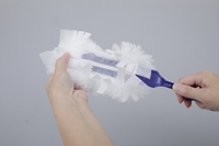 Brosse de nettoyage domestique de vente chaude avec Magic Telescopic Manual Soft Computer Dust Duster Feather Duster