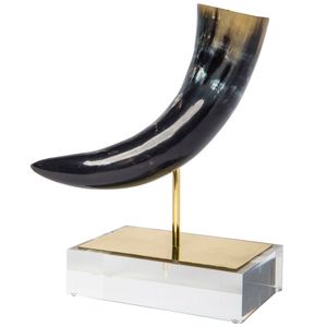 ภาชนะตกแต่งทำจากเขาควายขัดเงาธรรมชาติสำหรับตกแต่งบ้านธีมสัตว์ - Product Image 1